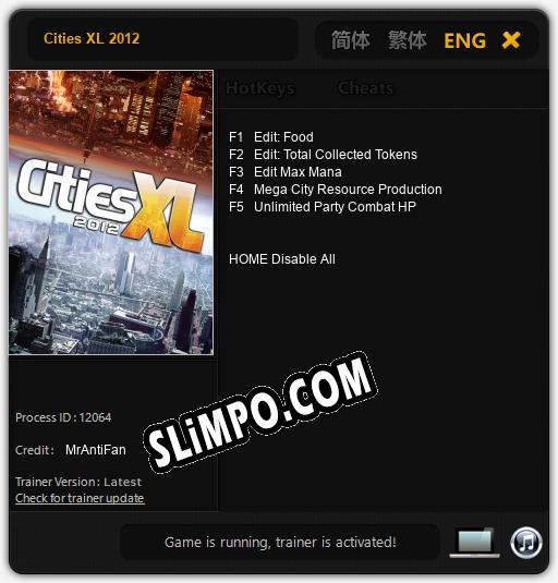 Cities XL 2012: ТРЕЙНЕР И ЧИТЫ (V1.0.5)