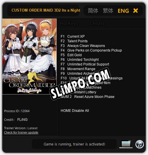 CUSTOM ORDER MAID 3D2 Its a Night Magic: Читы, Трейнер +14 [FLiNG]