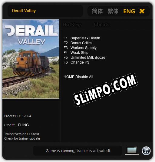 Трейнер для Derail Valley [v1.0.5]