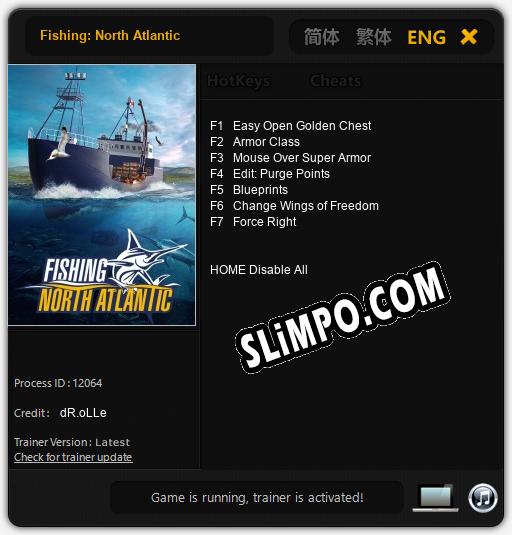 Fishing: North Atlantic: Читы, Трейнер +7 [dR.oLLe]