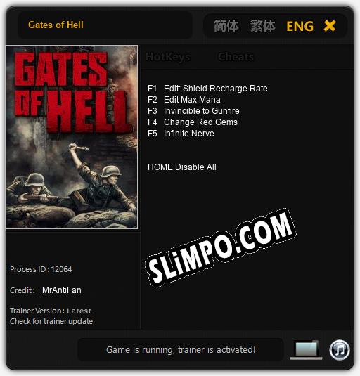 Gates of Hell: Трейнер +5 [v1.7]