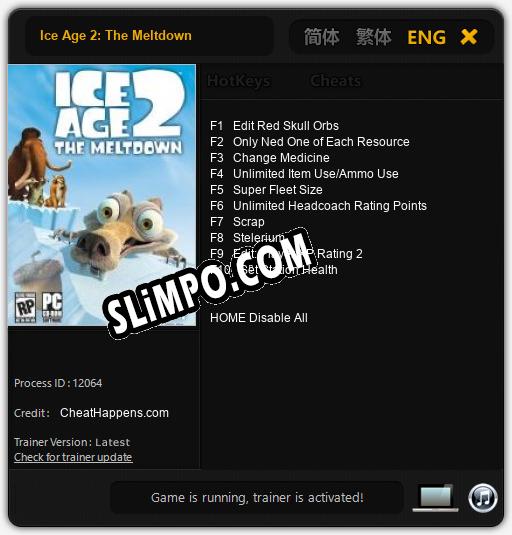 Ice Age 2: The Meltdown: Трейнер +10 [v1.6]