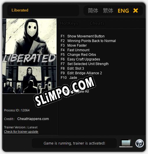 Трейнер для Liberated [v1.0.9]