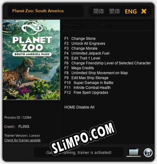 Planet Zoo: South America: ТРЕЙНЕР И ЧИТЫ (V1.0.80)