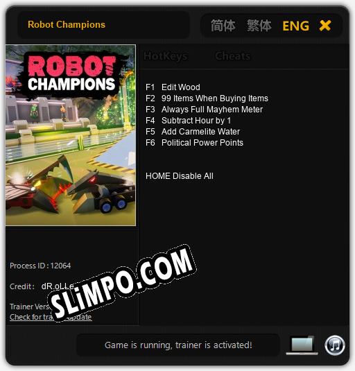 Трейнер для Robot Champions [v1.0.7]