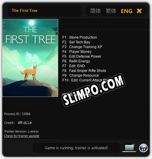 Трейнер для The First Tree [v1.0.1]