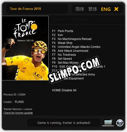 Tour de France 2018: Трейнер +13 [v1.3]