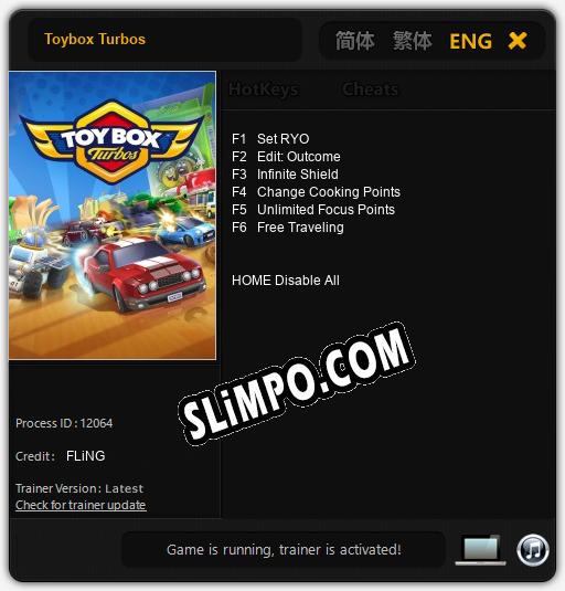 Toybox Turbos: Трейнер +6 [v1.9]