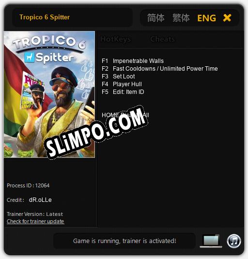 Tropico 6 Spitter: ТРЕЙНЕР И ЧИТЫ (V1.0.58)