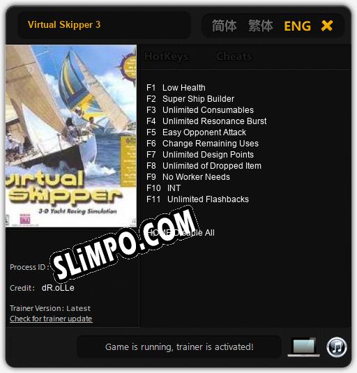 Virtual Skipper 3: ТРЕЙНЕР И ЧИТЫ (V1.0.99)