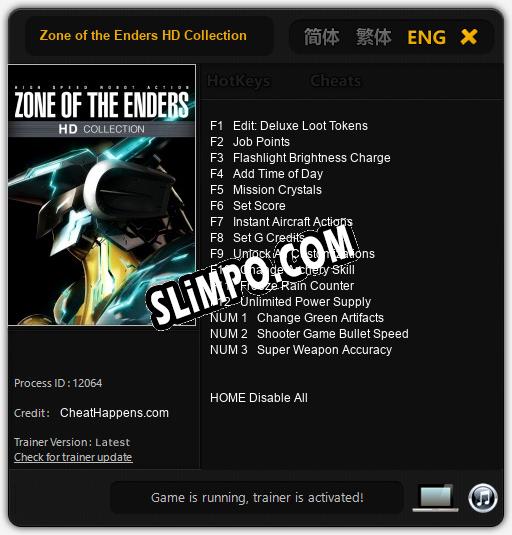 Zone of the Enders HD Collection: Трейнер +15 [v1.4]